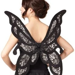 Spirit Halloween Black Butterfly Wings