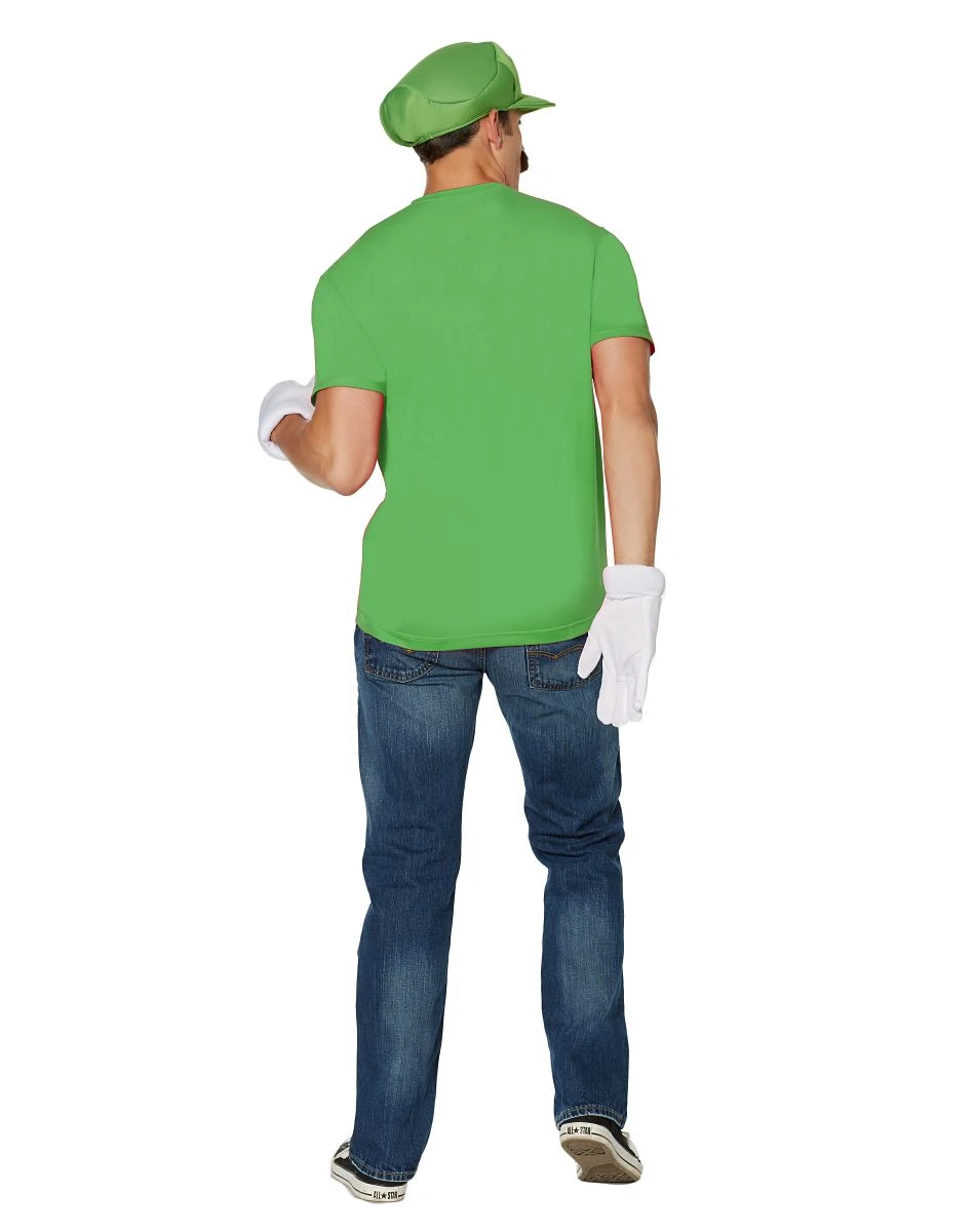 Spirit Halloween Luigi Costume Kit - Mario Bros 2 Spirit Halloween Luigi Costume Kit - Mario Bros - Image 2