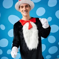 Spirit Halloween Adult Cat in the Hat One Piece Costume - Dr. Seuss