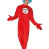Spirit Halloween Adult Thing 1 and 2 One Piece Costume - Dr. Seuss