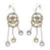Spirit Halloween Steampunk Gear Dangle Earrings
