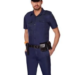 Spirit Halloween Adult Police Officer Costume - Deluxe -Cheap Trick Or Treat Hub Store 01261387 a