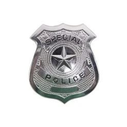 Spirit Halloween Deluxe Metal Police Badge