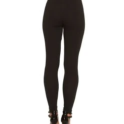 Spirit Halloween Black Leggings -Cheap Trick Or Treat Hub Store 01263425 c