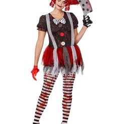 Spirit Halloween Adult Horror Clown Costume -Cheap Trick Or Treat Hub Store 01264753 c