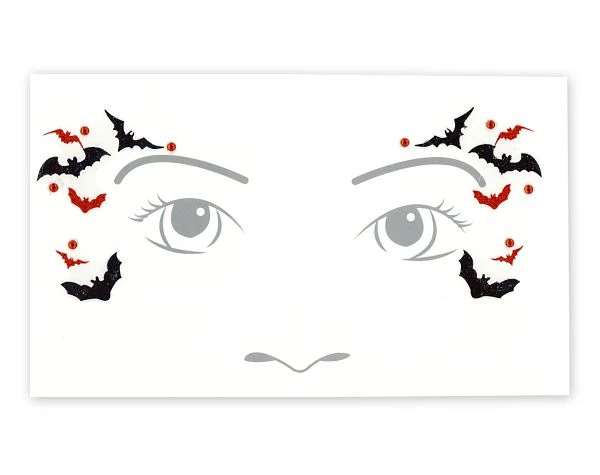Spirit Halloween Kids Vampire Face Tattoo Decal 1 Spirit Halloween Kids Vampire Face Tattoo Decal