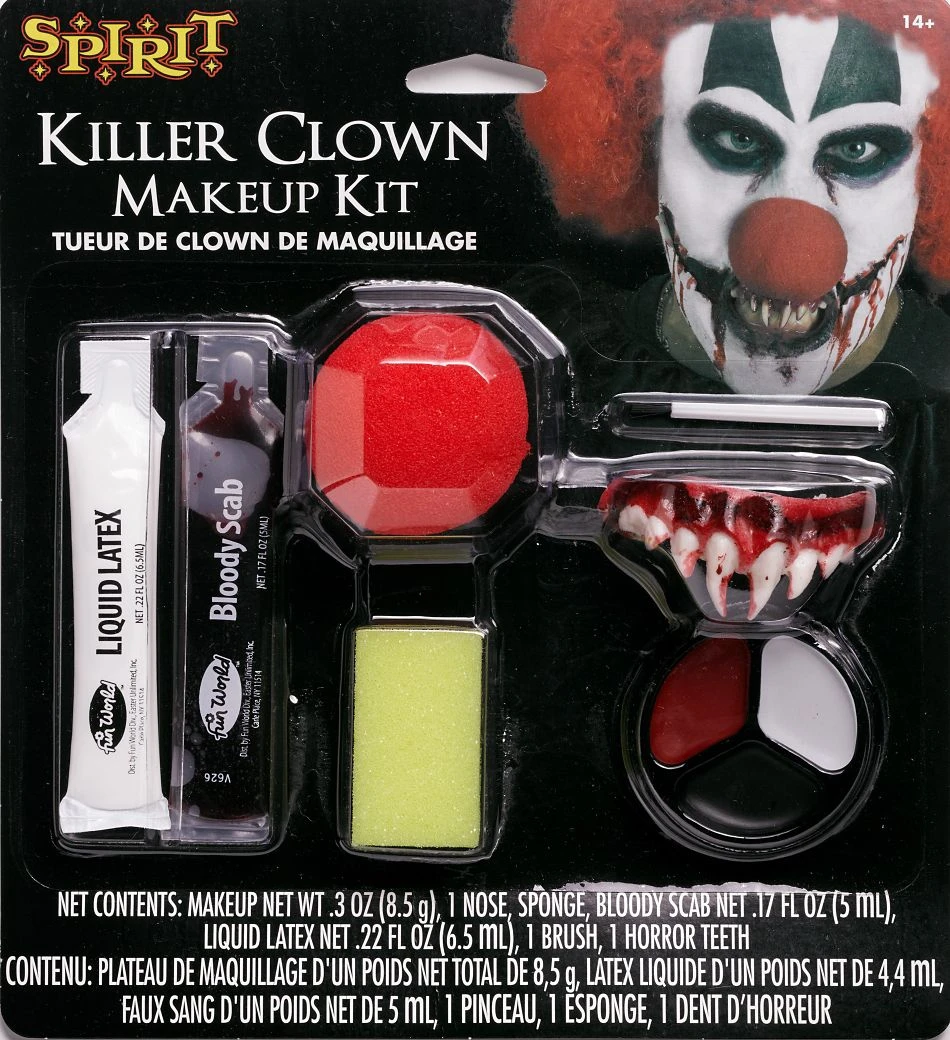 Spirit Halloween Killer Clown Makeup Kit 2 Spirit Halloween Killer Clown Makeup Kit - Image 2