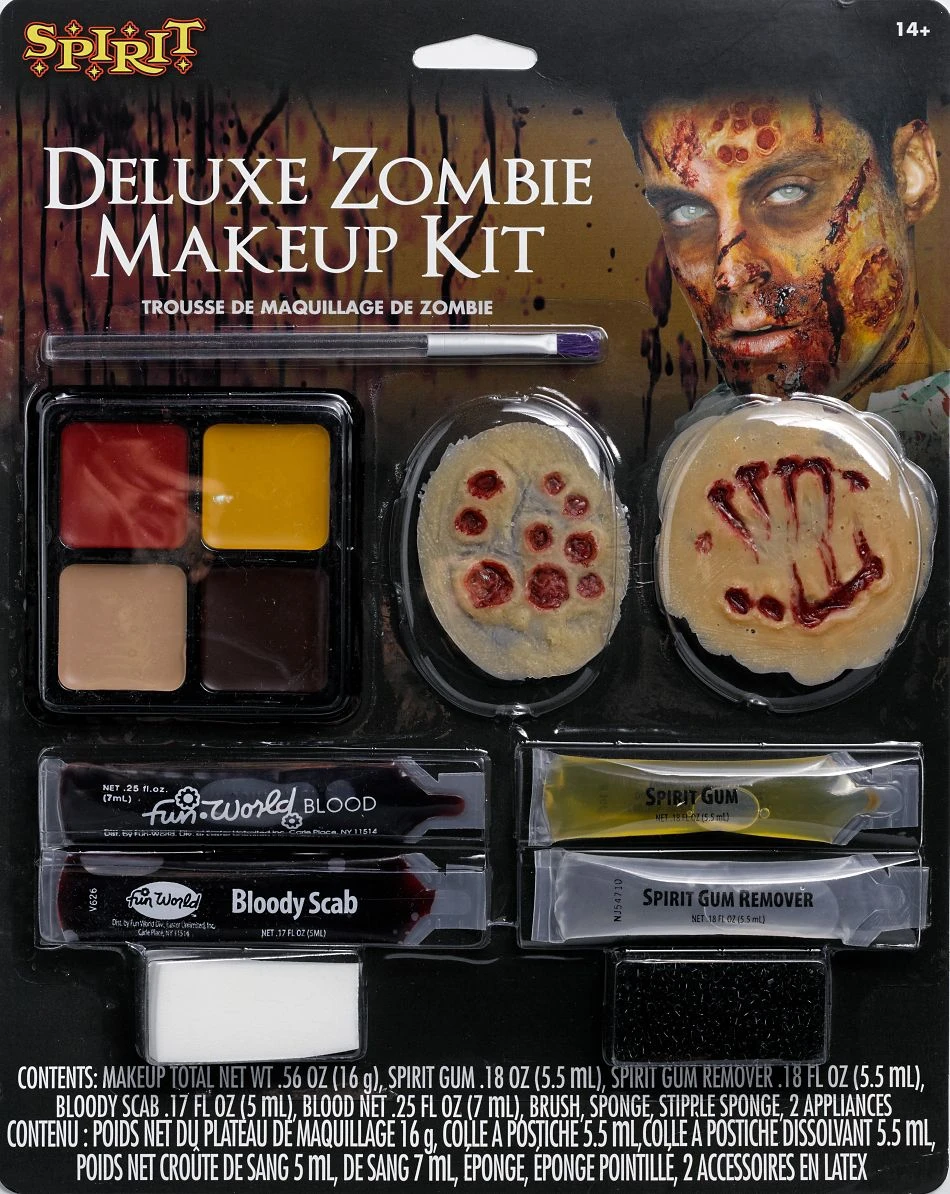 Spirit Halloween Zombie Makeup Kit - Deluxe 2 Spirit Halloween Zombie Makeup Kit - Deluxe - Image 2