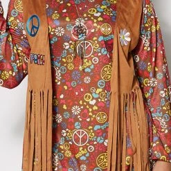 Spirit Halloween Adult Peace and Love Hippie Costume -Cheap Trick Or Treat Hub Store 01271212 b