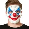 Spirit Halloween Vintage Clown Half Mask