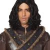 Spirit Halloween Black Medieval Wig