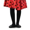 Spirit Halloween Kids Black Fleece-Lined Tights