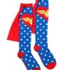 Spirit Halloween Caped Stars Wonder Woman Socks - DC Comics