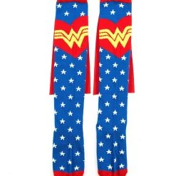 Spirit Halloween Caped Stars Wonder Woman Socks - DC Comics -Cheap Trick Or Treat Hub Store 01274646 c