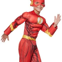 Spirit Halloween Kids Flash Costume Deluxe - DC Comics -Cheap Trick Or Treat Hub Store 01274984 c