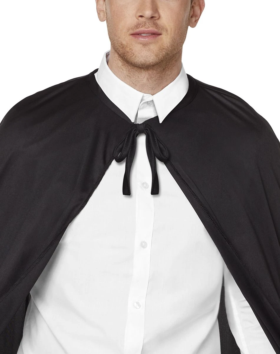Spirit Halloween Basic Black Cape 3 Spirit Halloween Basic Black Cape - Image 3