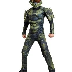 Spirit Halloween Kids Muscle Master Chief Costume - Halo