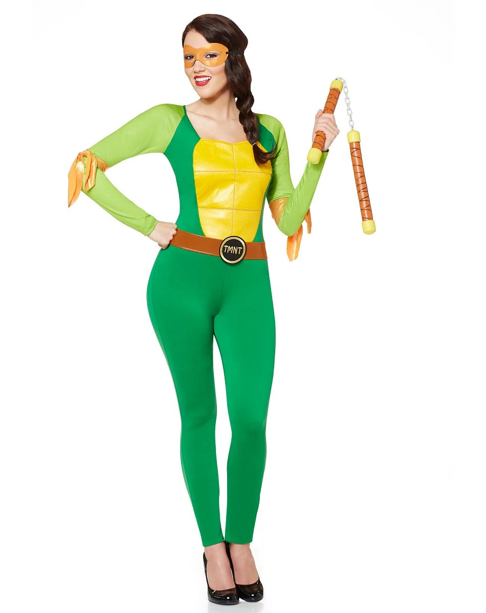 Spirit Halloween Adult Catsuit One Piece Costume - TMNT 2 Spirit Halloween Adult Catsuit One Piece Costume - TMNT - Image 2