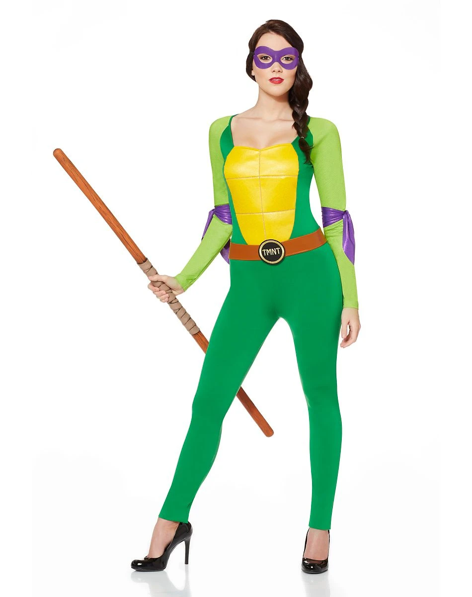 Spirit Halloween Adult Catsuit One Piece Costume - TMNT 3 Spirit Halloween Adult Catsuit One Piece Costume - TMNT - Image 3
