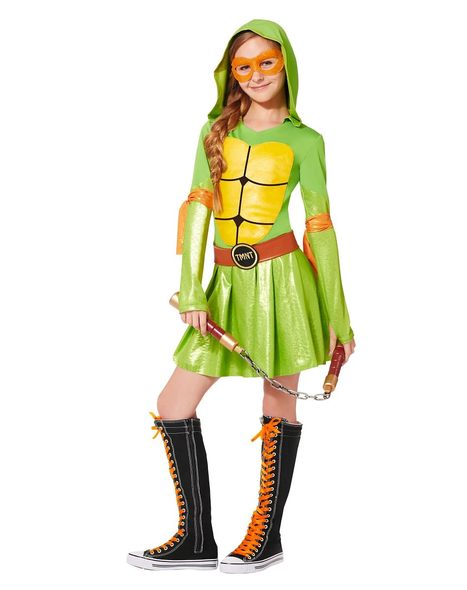 Spirit Halloween Kids Hooded TMNT Dress Costume - Teenage Mutant Ninja Turtles 3 Spirit Halloween Kids Hooded TMNT Dress Costume - Teenage Mutant Ninja Turtles - Image 3
