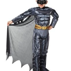 Spirit Halloween Kids Grey and Black 3D Batman Costume - DC Comics -Cheap Trick Or Treat Hub Store 01289404 c