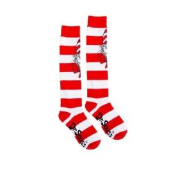 Spirit Halloween Striped Cat in the Hat Knee High Socks - Dr. Seuss
