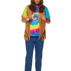Spirit Halloween Fringed Suede Hippie Vest 13 Spirit Halloween Fringed Suede Hippie Vest -Cheap Trick Or Treat Hub Store 01297191 a