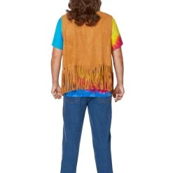 Spirit Halloween Fringed Suede Hippie Vest 14 Spirit Halloween Fringed Suede Hippie Vest -Cheap Trick Or Treat Hub Store 01297191 b