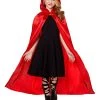 Spirit Halloween Kids Red Satin Cape