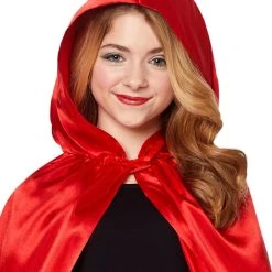 Spirit Halloween Kids Red Satin Cape 6 Spirit Halloween Kids Red Satin Cape -Cheap Trick Or Treat Hub Store 01297787 c