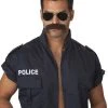 Spirit Halloween Dark Brown Cop Mustache