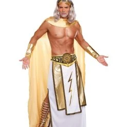 Spirit Halloween Adult Zeus Costume -Cheap Trick Or Treat Hub Store 01299080 c