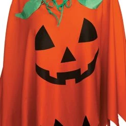 Spirit Halloween Adult Pumpkin Poncho 5 Spirit Halloween Adult Pumpkin Poncho -Cheap Trick Or Treat Hub Store 01299734 b
