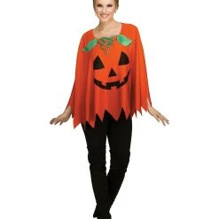 Spirit Halloween Adult Pumpkin Poncho 6 Spirit Halloween Adult Pumpkin Poncho -Cheap Trick Or Treat Hub Store 01299734 c