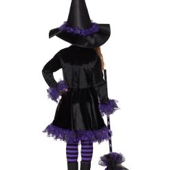Spirit Halloween Toddler Cute Witch Costume -Cheap Trick Or Treat Hub Store 01301605 b