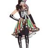 Spirit Halloween Kids Rainbow Sugar Skull Costume