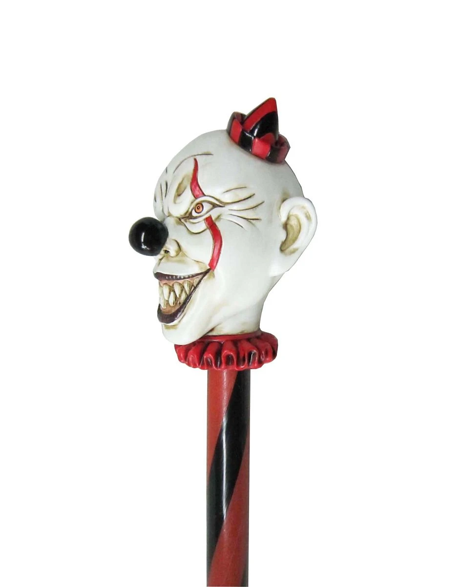 Spirit Halloween Scary Clown Staff 2 Spirit Halloween Scary Clown Staff - Image 2