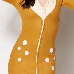 Spirit Halloween Adult Cozy Fawn Costume -Cheap Trick Or Treat Hub Store 01311349 b