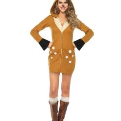 Spirit Halloween Adult Cozy Fawn Costume