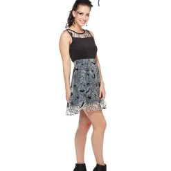 Spirit Halloween Black Bat and Spider Dress 6 Spirit Halloween Black Bat and Spider Dress -Cheap Trick Or Treat Hub Store 01314863 c