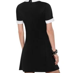 Spirit Halloween Black Collared Dress 6 Spirit Halloween Black Collared Dress -Cheap Trick Or Treat Hub Store 01315480 c