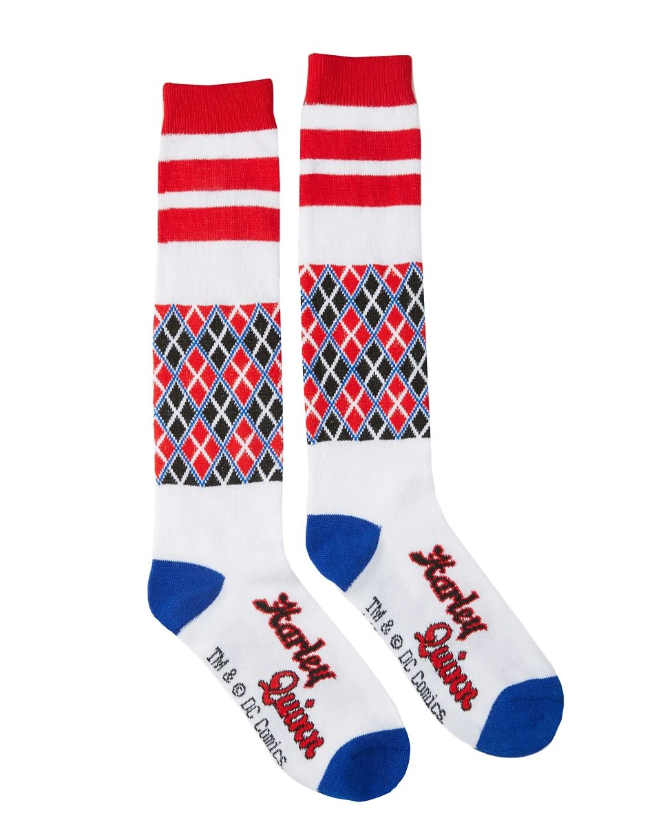 Spirit Halloween Harley Quinn Socks - Suicide Squad 1 Spirit Halloween Harley Quinn Socks - Suicide Squad