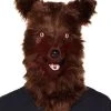Spirit Halloween Adult Moving Mouth Wolf Full Mask