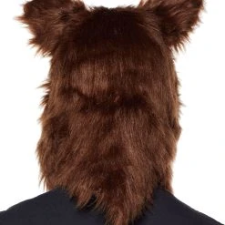 Spirit Halloween Adult Moving Mouth Wolf Full Mask -Cheap Trick Or Treat Hub Store 01321033 b