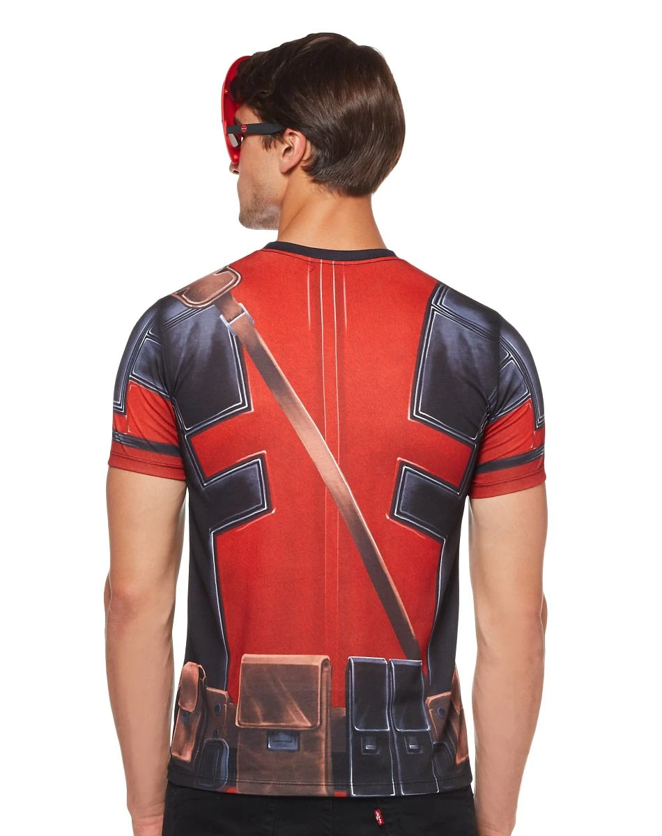 Spirit Halloween Sublimated Deadpool T Shirt - Marvel 2 Spirit Halloween Sublimated Deadpool T Shirt - Marvel - Image 2