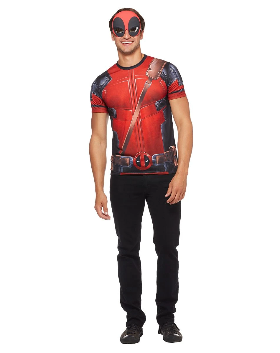 Spirit Halloween Sublimated Deadpool T Shirt - Marvel 4 Spirit Halloween Sublimated Deadpool T Shirt - Marvel - Image 4