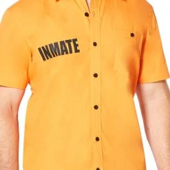 Spirit Halloween Arkham Inmate Work Shirt - Suicide Squad -Cheap Trick Or Treat Hub Store 01324516 c