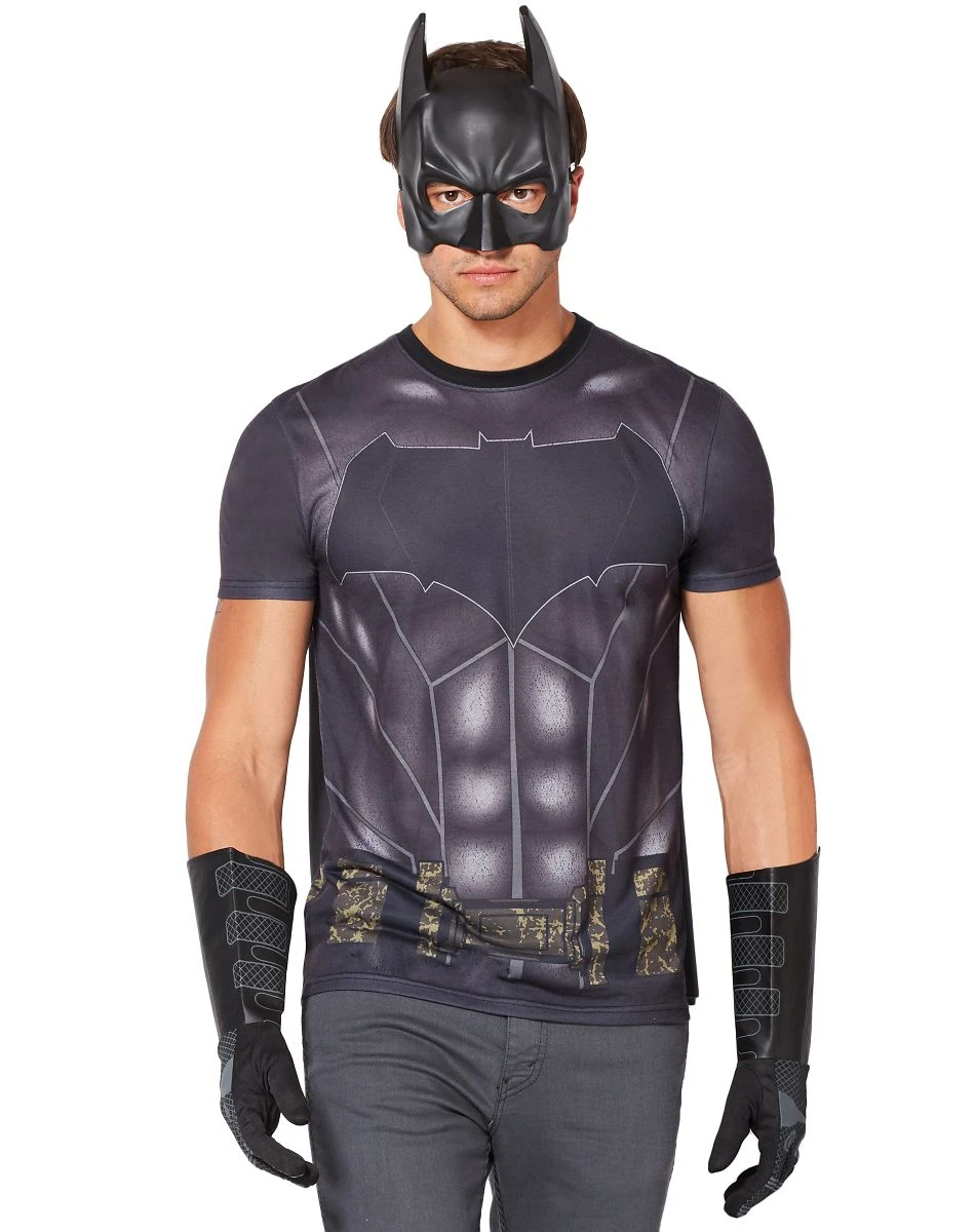 Spirit Halloween Sublimated Batman Cape T Shirt - Batman v. Superman: Dawn of Justice 1 Spirit Halloween Sublimated Batman Cape T Shirt - Batman v. Superman: Dawn of Justice