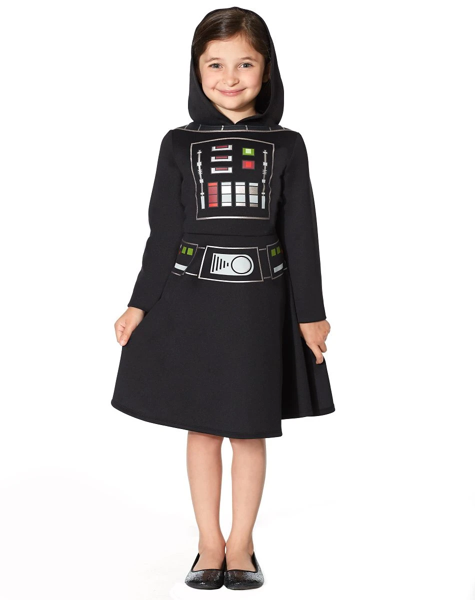 Spirit Halloween Kids Darth Vader Hooded Dress - Star Wars 1 Spirit Halloween Kids Darth Vader Hooded Dress - Star Wars