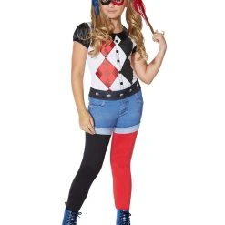 Spirit Halloween Kids Harley Quinn Costume - DC Girls